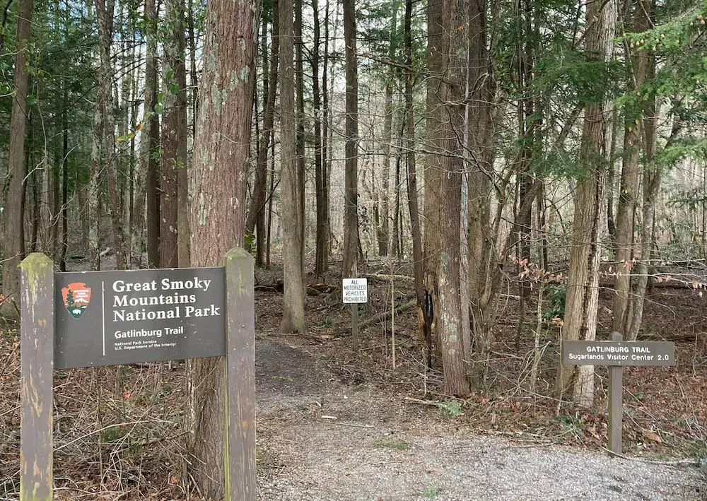 gatlinburg trail in smoky mountains national park