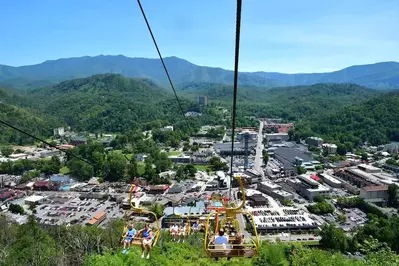 gatlinburg view from chair lift (1)