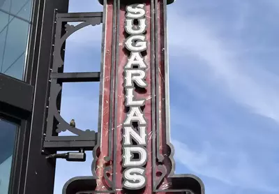 sugarlands distilling company sign