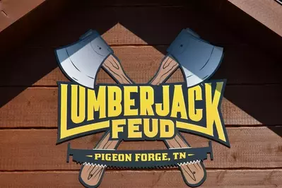 lumberjack feud sign