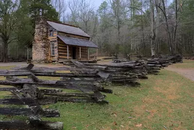 john oliver cabin cades cove