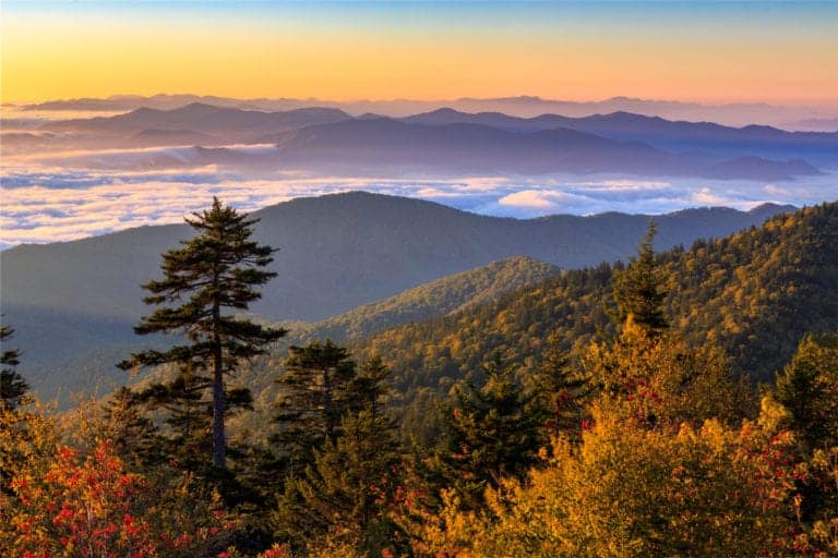 Top 4 Places to View Fall Colors in the Smoky Mountains